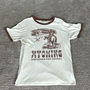 Oversized Wyoming graphic t-shirt, Hollister, XS